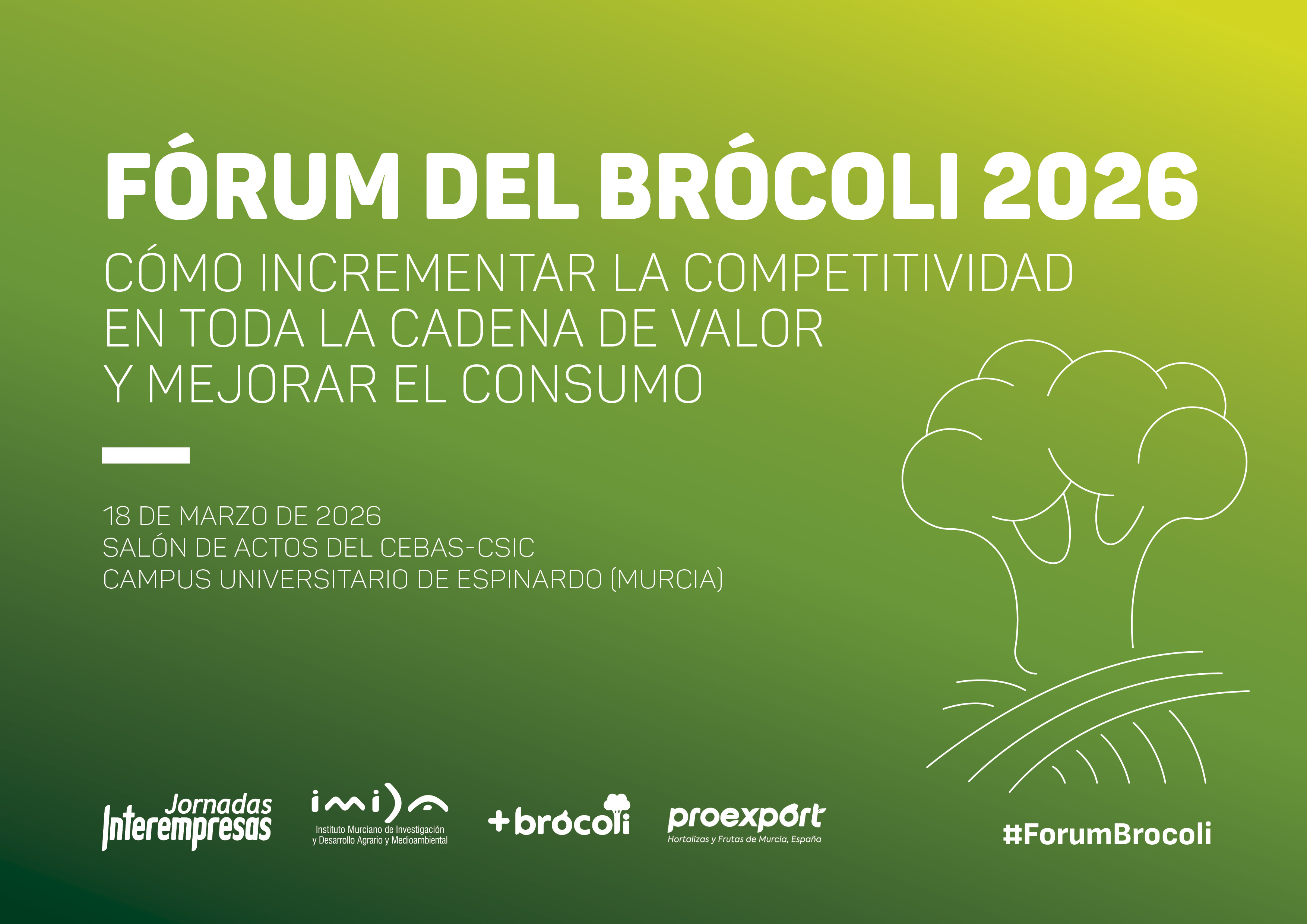 Cartel de F�rum del Br�coli 2026