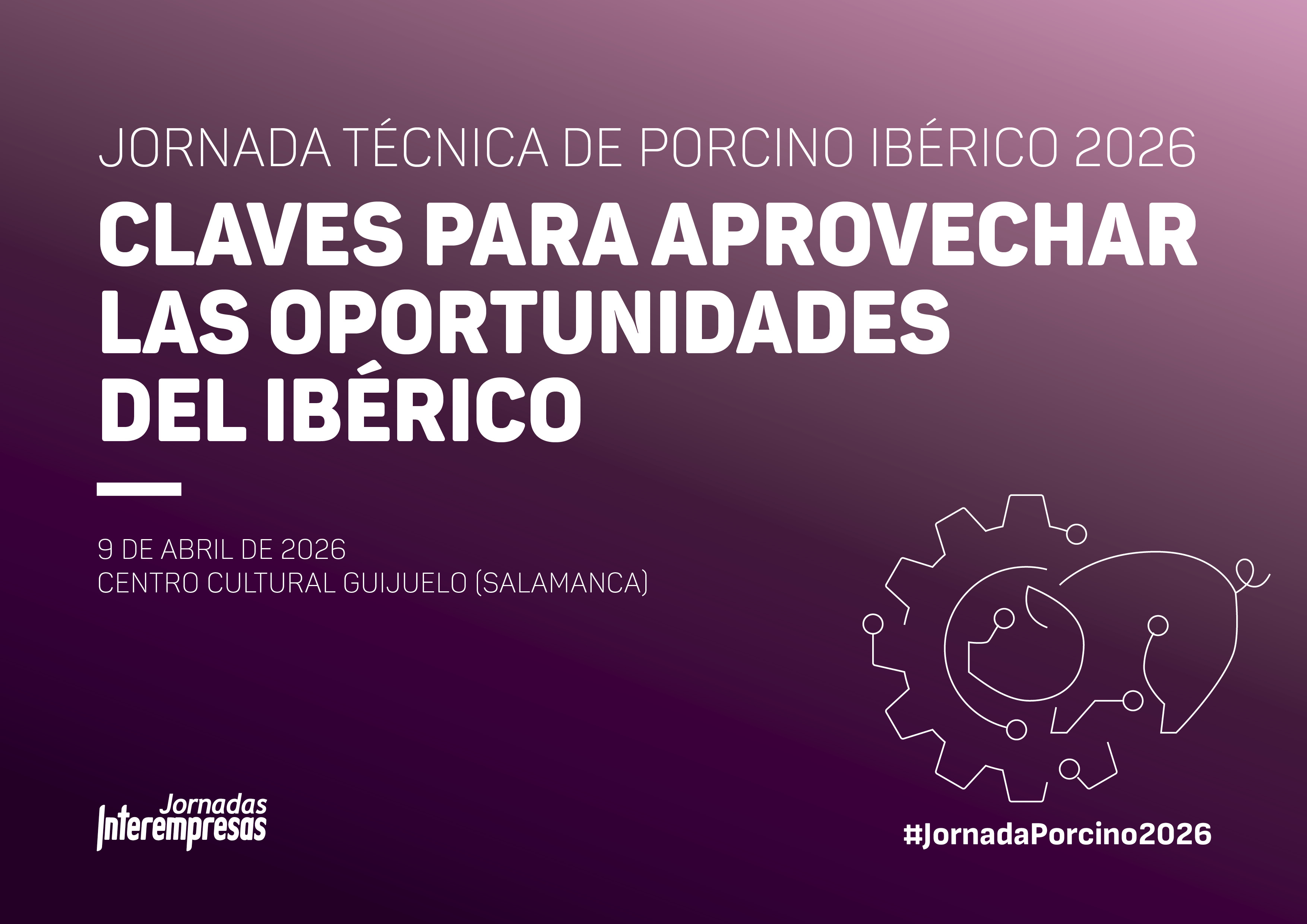 Cartel de Jornada T�cnica de Porcino Ib�rico 2026