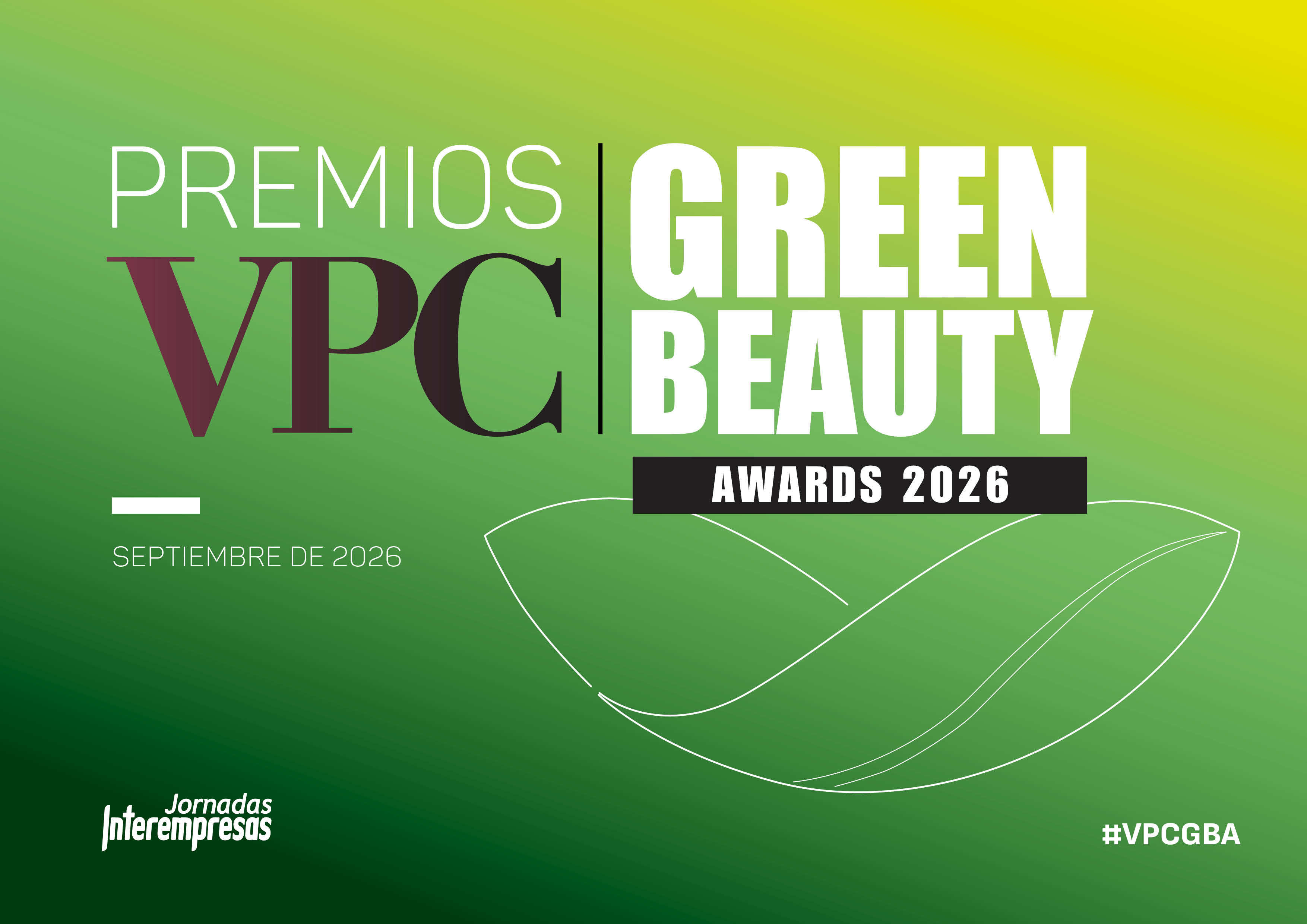Cartel de Premios VPC Green Beauty Awards 2026
